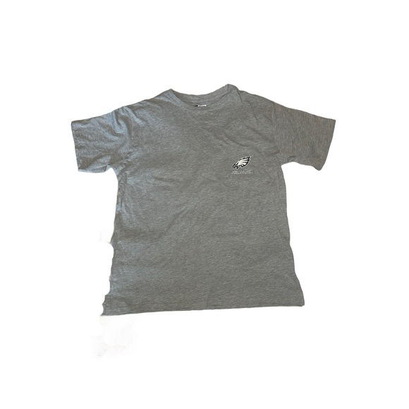 NFL Tops - Unique Philadelphia Eagles T-Shirt Womens Large Gray Heather Pocket Back Graphic